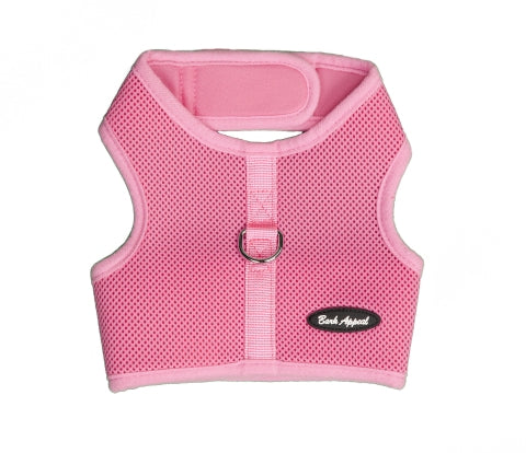 Bark Appeal Mesh Wrap N Go Harness Pink