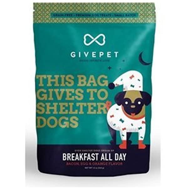 GivePet Dog Treats Breakfast All Day 12 Oz.