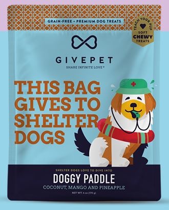 GivePet Dog Treats Doggy Paddle 6 Oz.